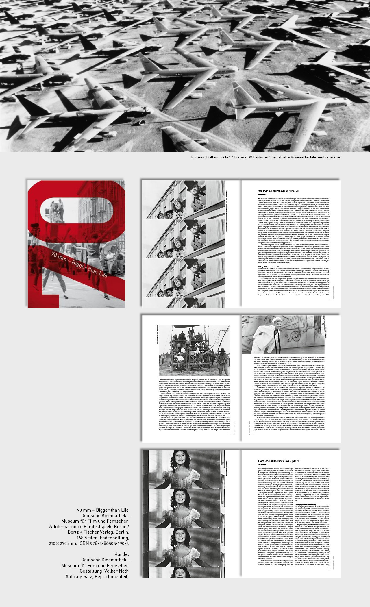 Filmmuseum Berlin, Retrospektive „Bigger Than Life“, Layout, Repro