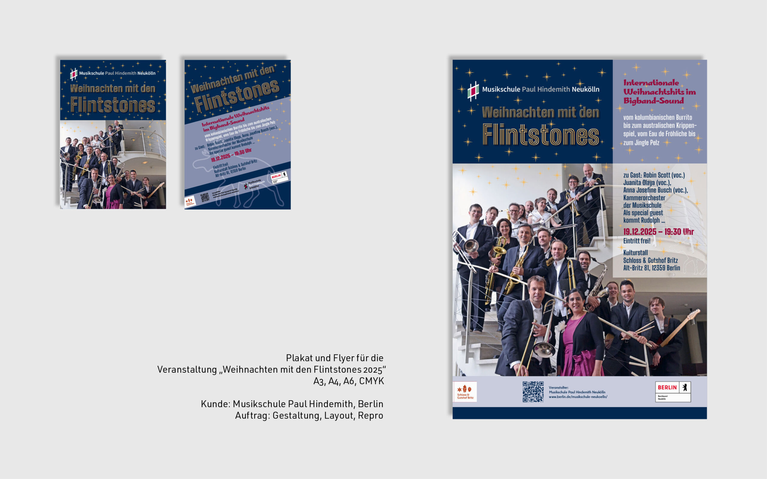 Musikschule Paul Hindemith, Layout, Repro, Gestaltung