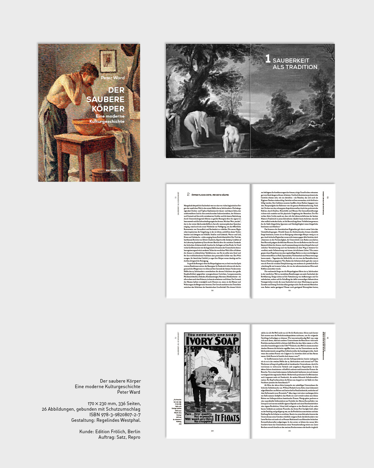 Der saubere Körper, Satz, Repro